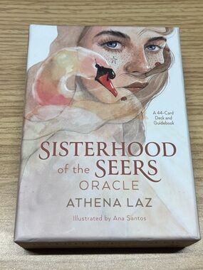 Sisterhood of the Seers Oracle Deck - Athena Laz (Peach & Cream Artwork)